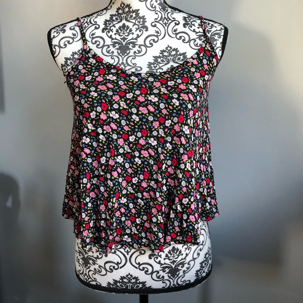 Floral h&m tank